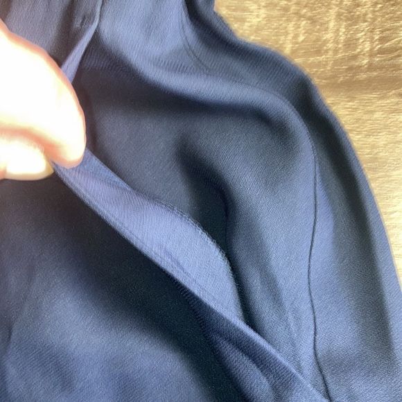 Womens Medium Navy Blue St. John Trouser Pants - Picture 5 of 12